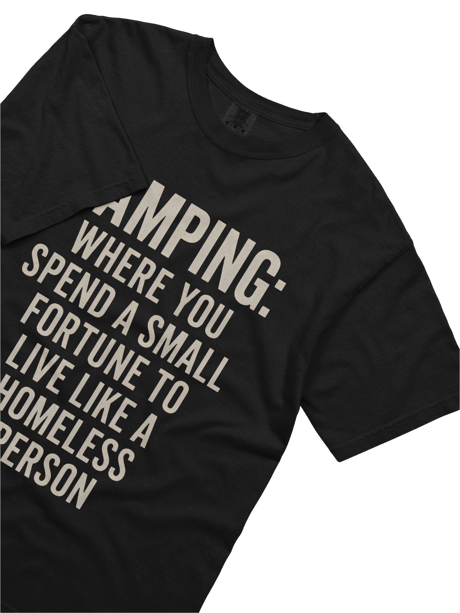 Funny Camping Definition T-Shirt – Sarcastic Outdoor Humor & Camper Gift Tee product image (3)