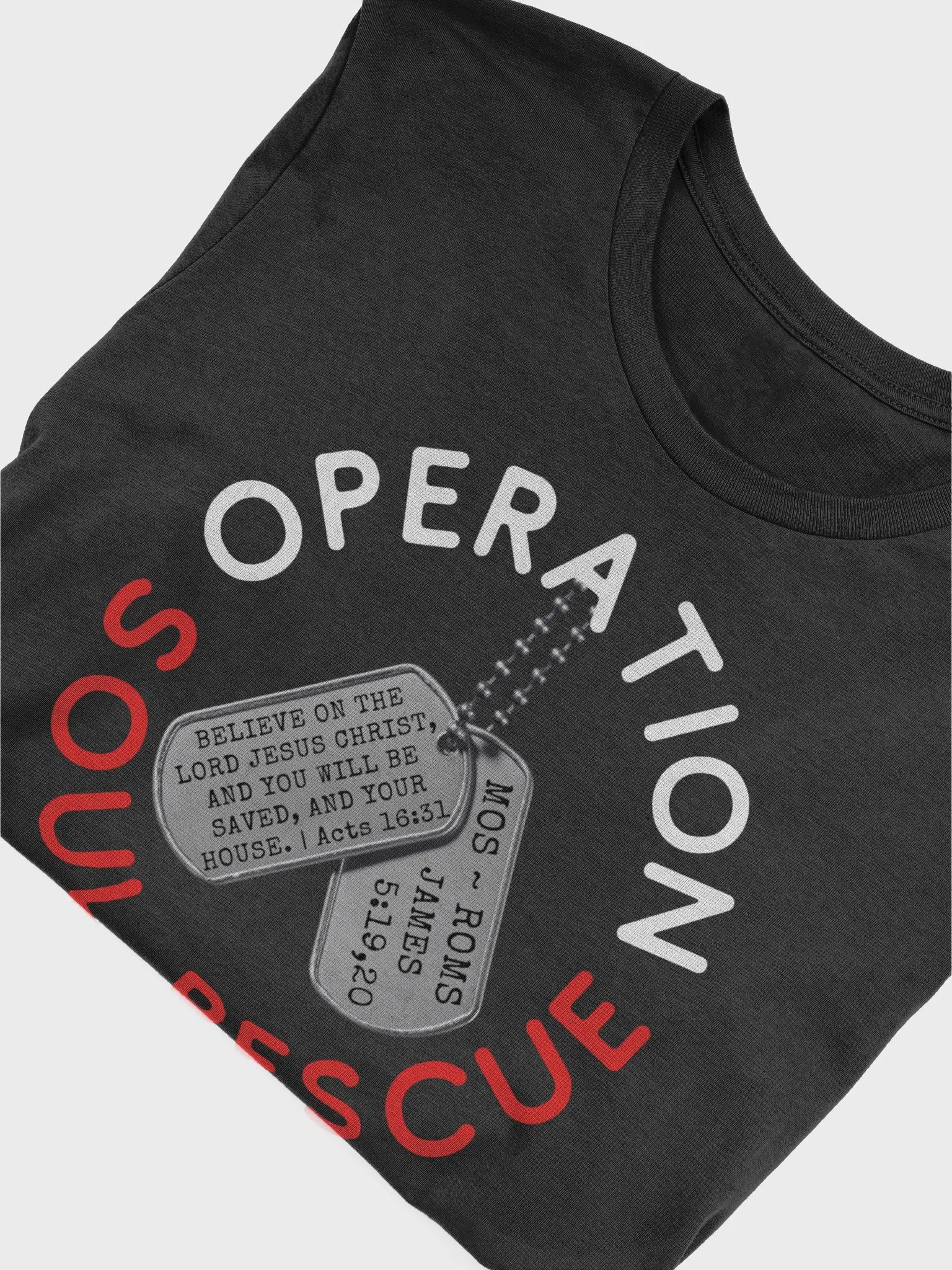 ROMS Operation Soul Rescue Dog Tags T-Shirt product image (34)