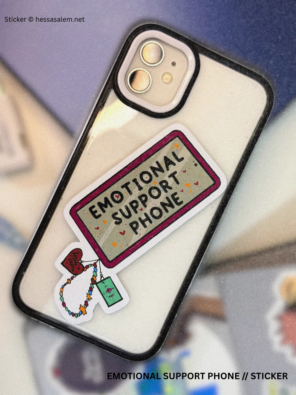 Emotional Support Phone // Sticker product image (1)