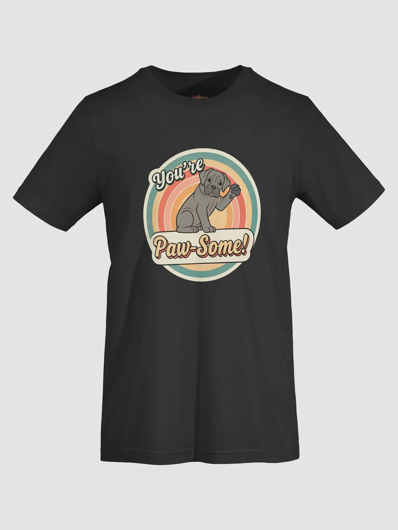Paw-Some Puppy Retro T-Shirt product image (4)