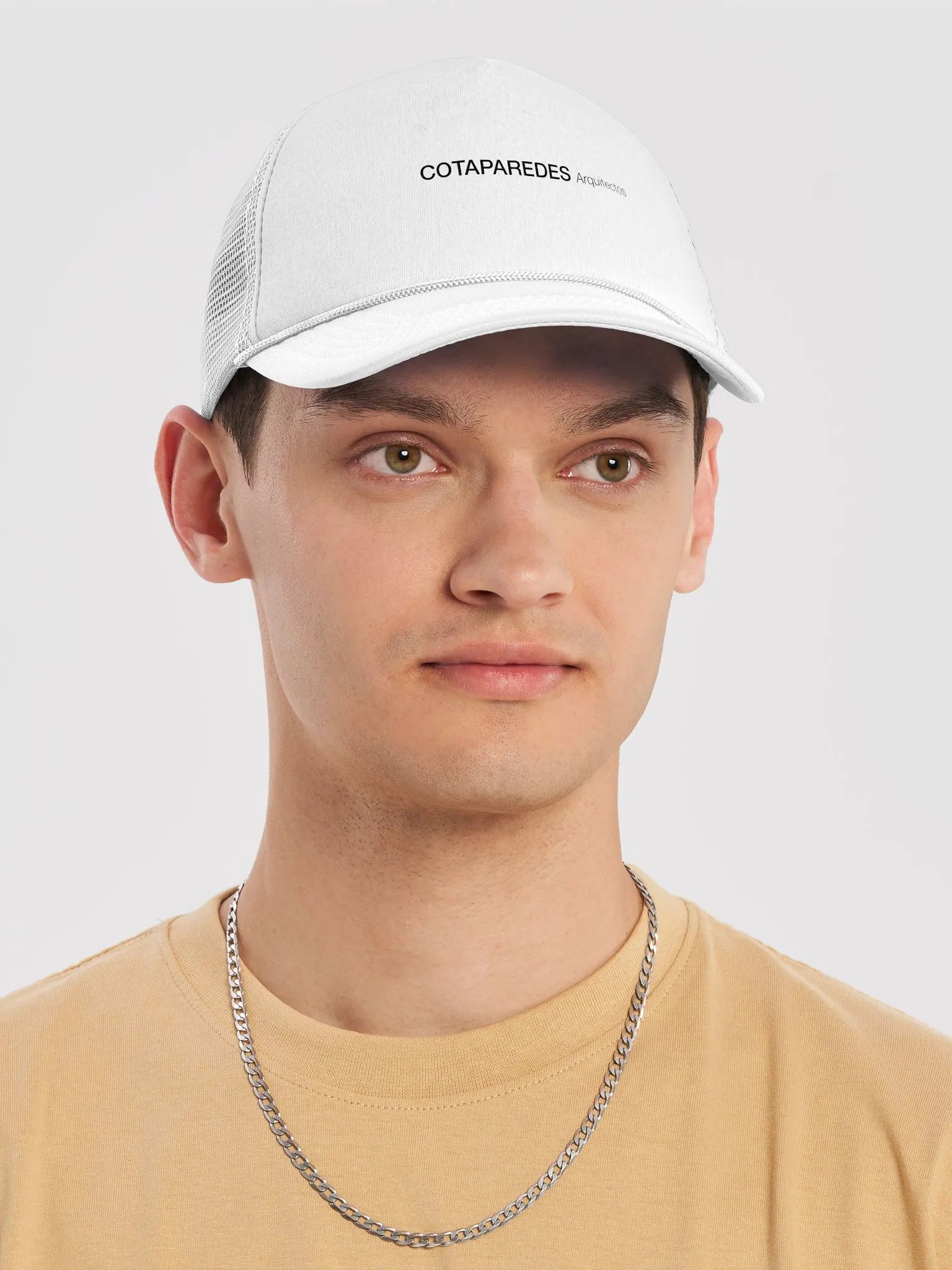 Gorra básica color blanco product image (5)