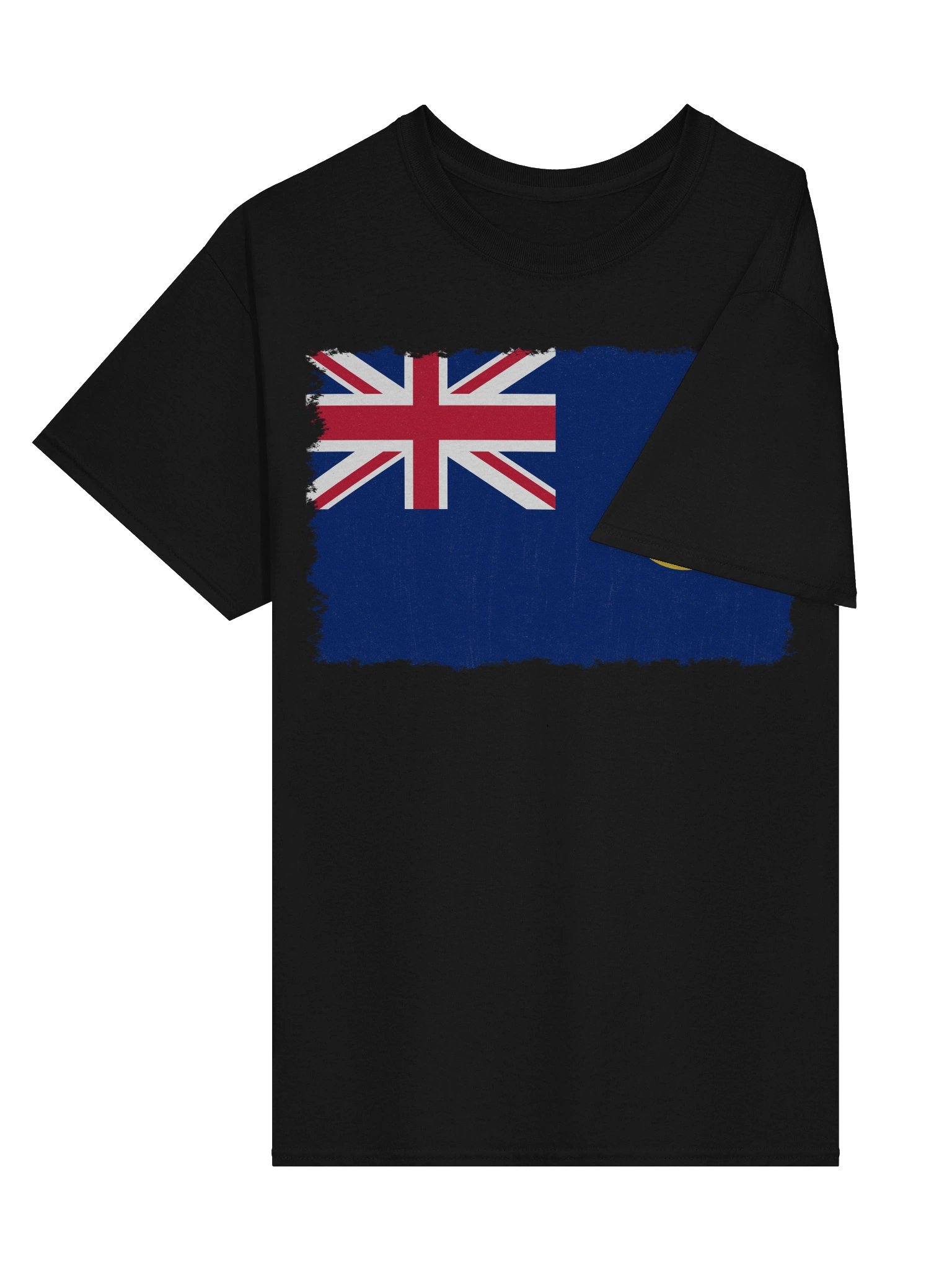 British Ceylon Flag (1875–1948) Distressed T-Shirt product image (3)