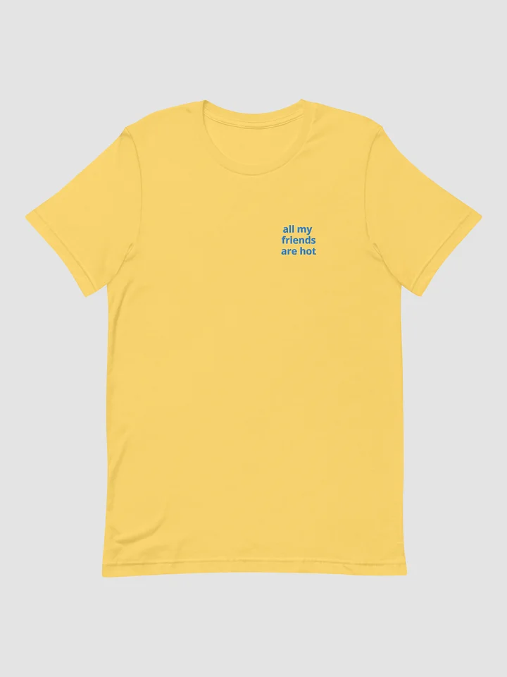 Hot Friends Relaxed Blue Embroidered T-Shirt product image (1)