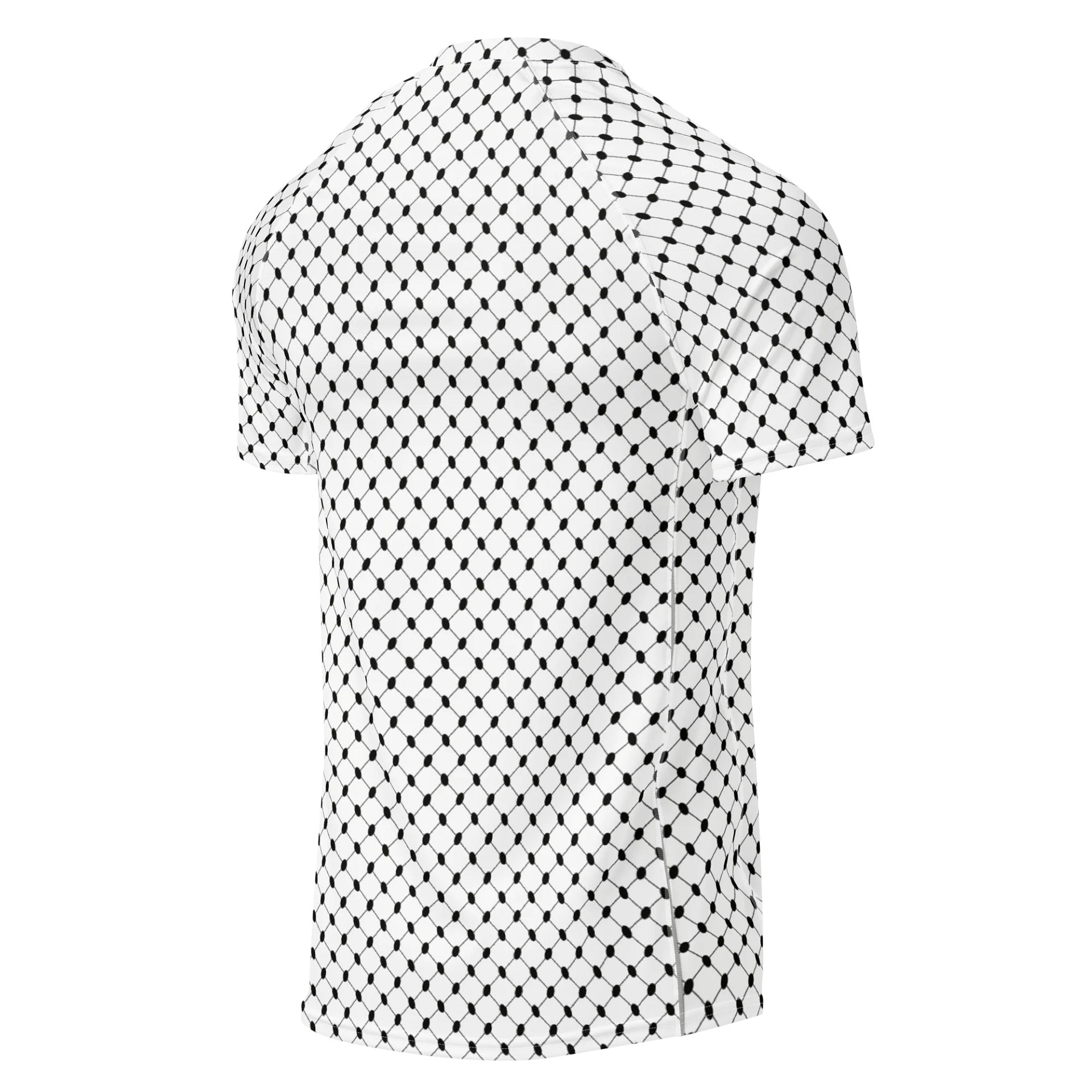 Keffiyeh Men's Short Sleeve Rash Guard Shirt product image (2)