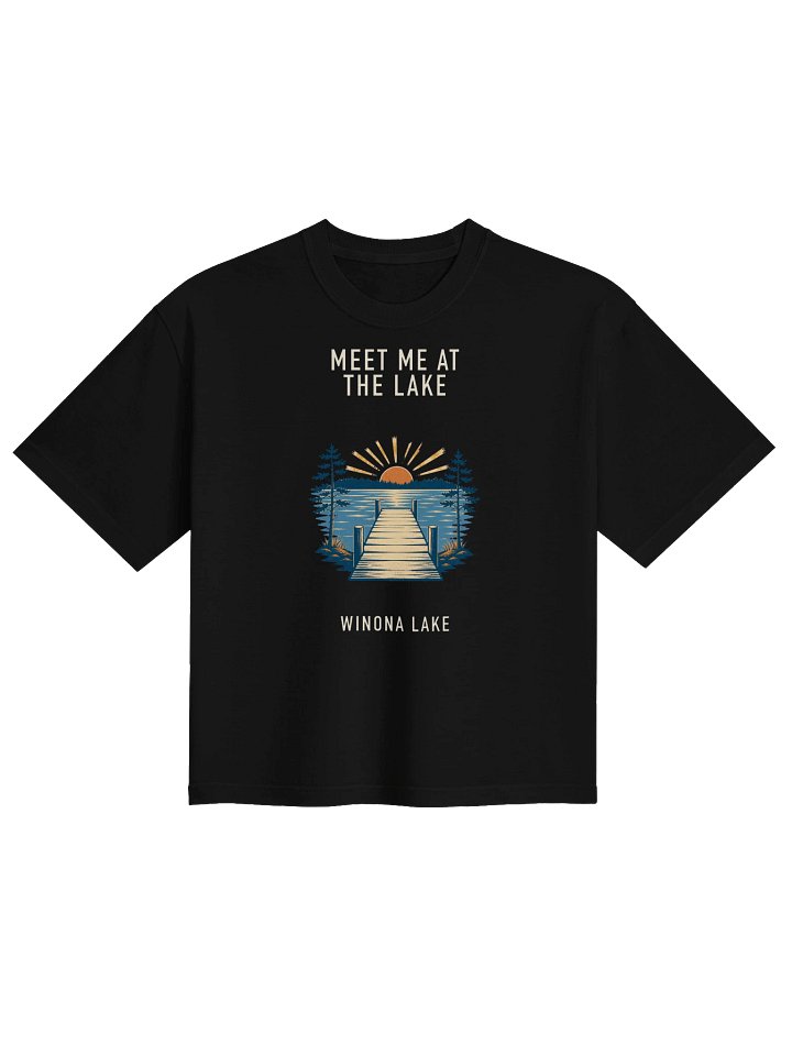 Pier at Dawn Comfort Colors Boxy Tee