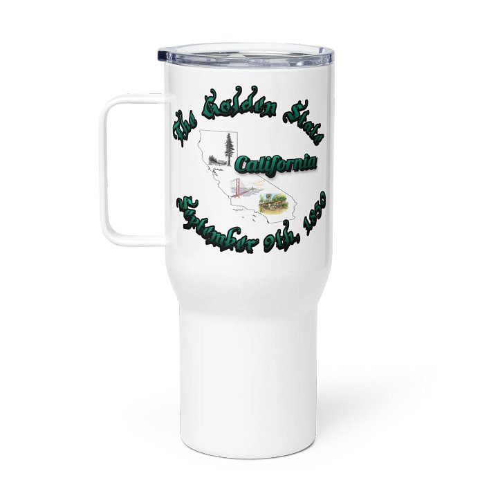 California - USA State Travel Mug with Handle product image (1)