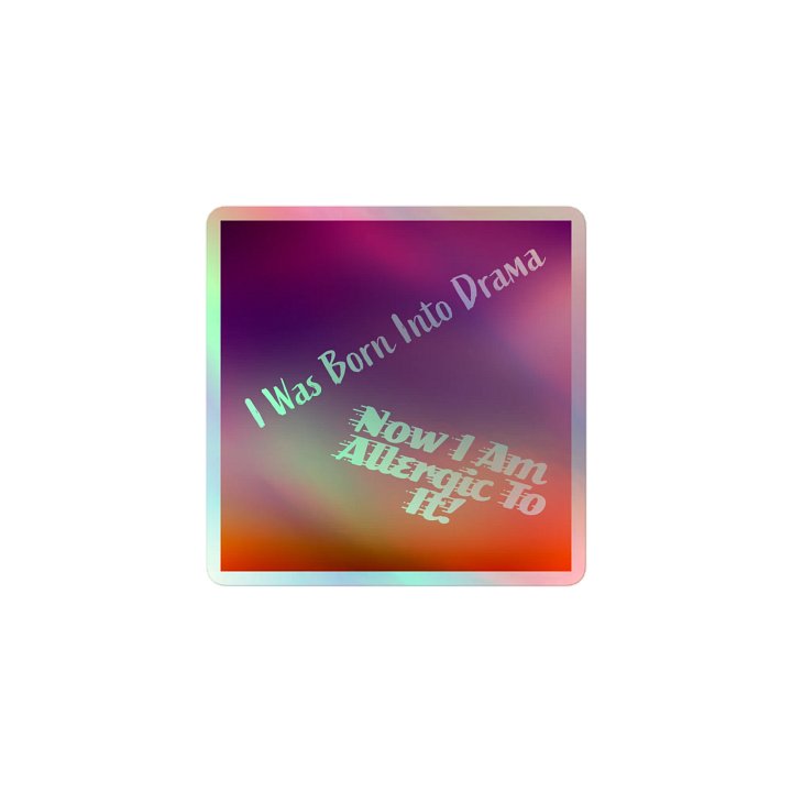 Drama Allergy Holographic Sticker Set product image (1)