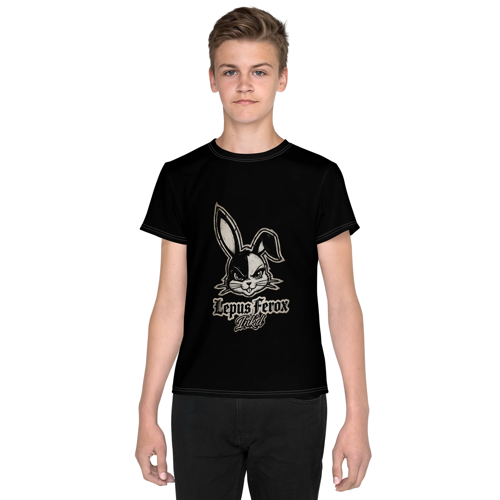 Lepus Ferox Ink'd — Feral Bunny Tee product image (1)