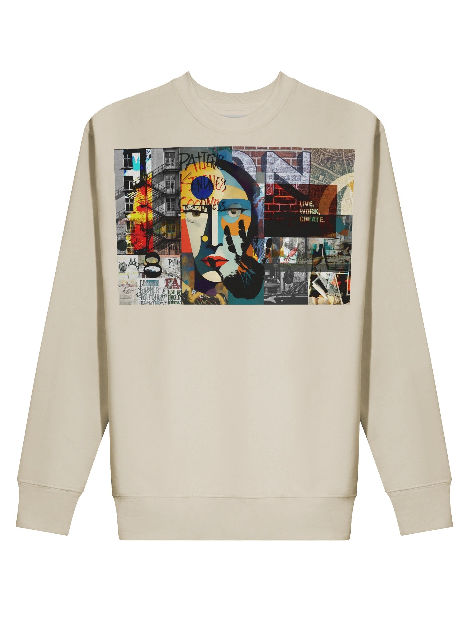 'Live, Work, Create' by Edward Martin Premium Sweatshirt product image (115)
