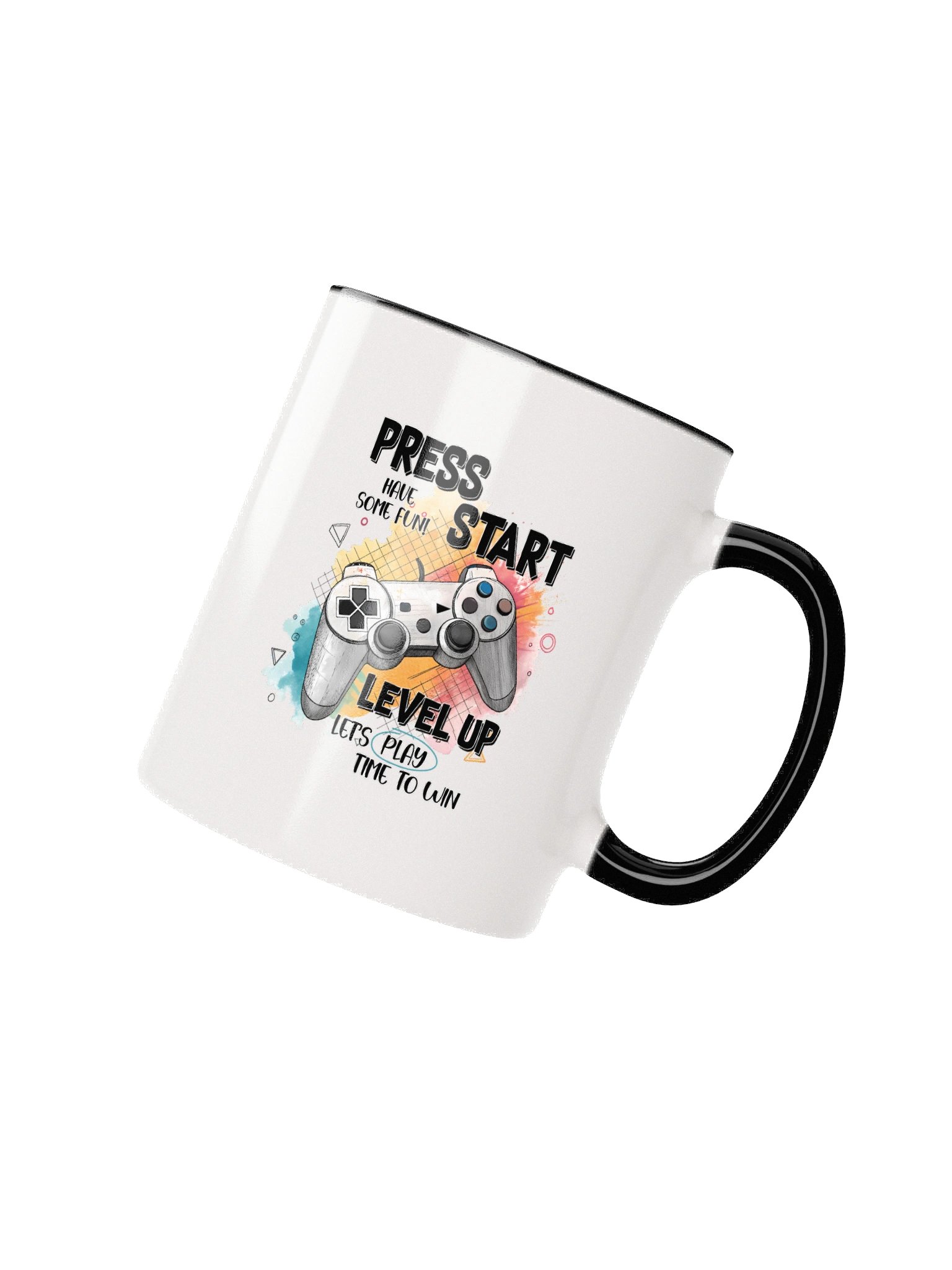 Gamer's Press Start Ceramic Mug product image (2)