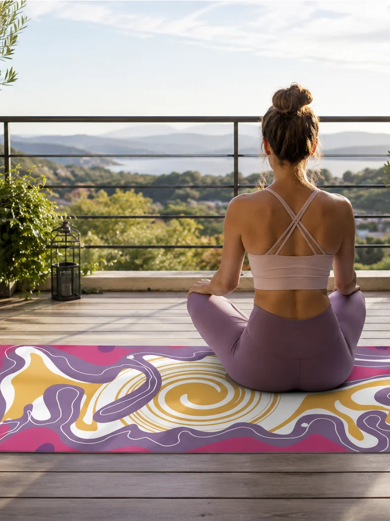 „Prana Spiral“ Yogamatte – Dein Raum für Balance product image (1)