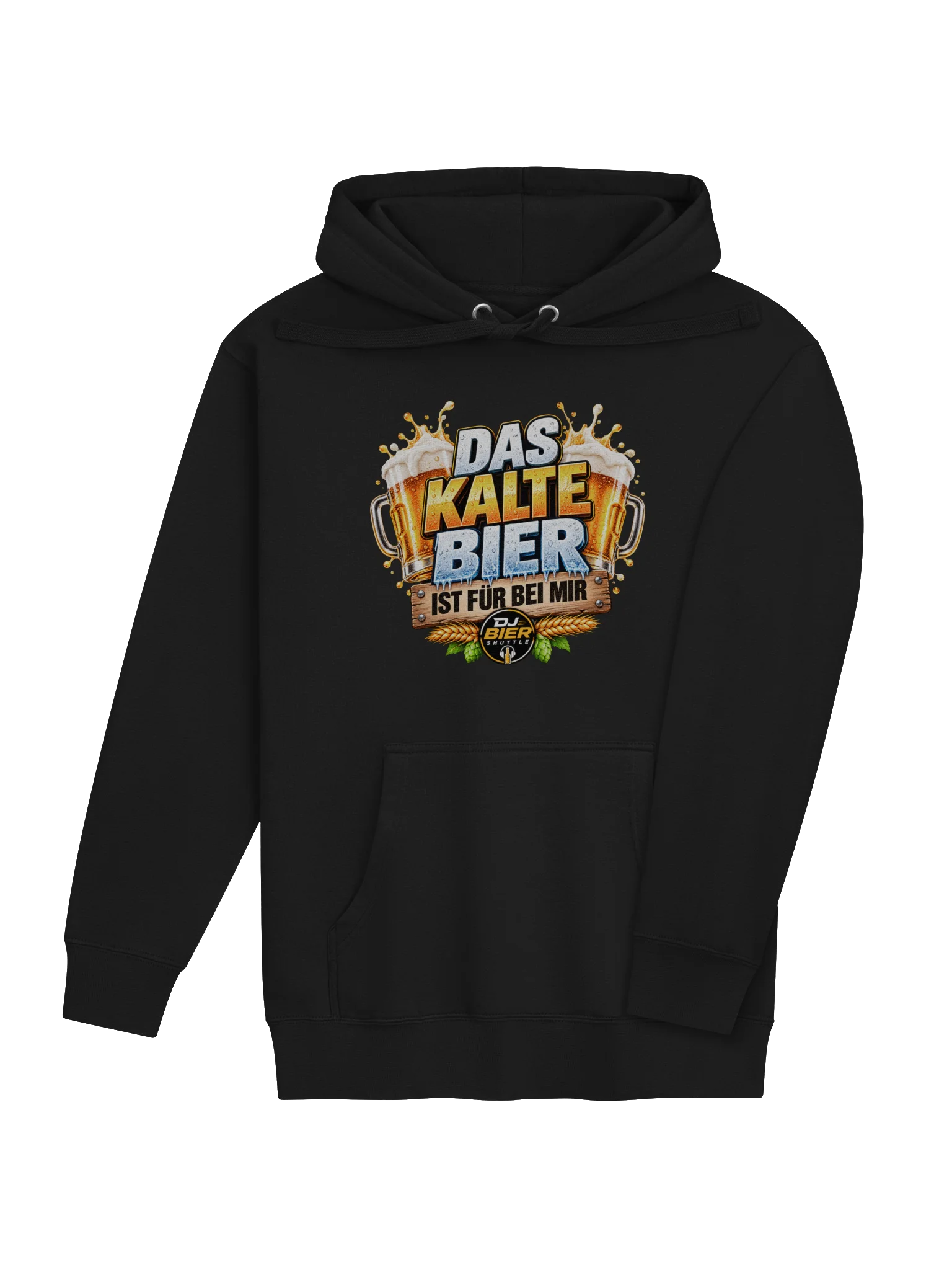 Das kalte Bier ist für bei mir (Schriftzug) Hoodie product image (4)
