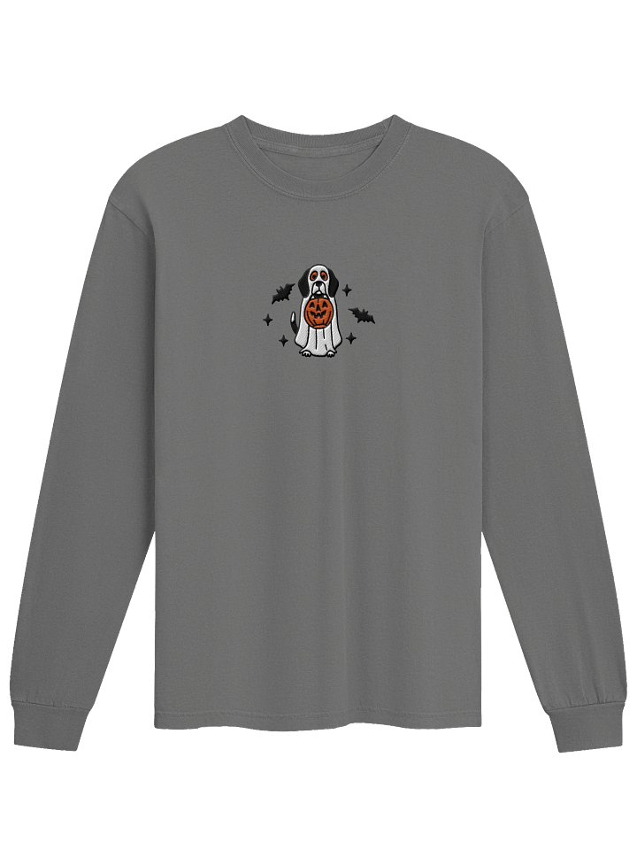 Halloween Beagle(Tricolor) Embroidered Long-sleeved T-Shirt product image (9)