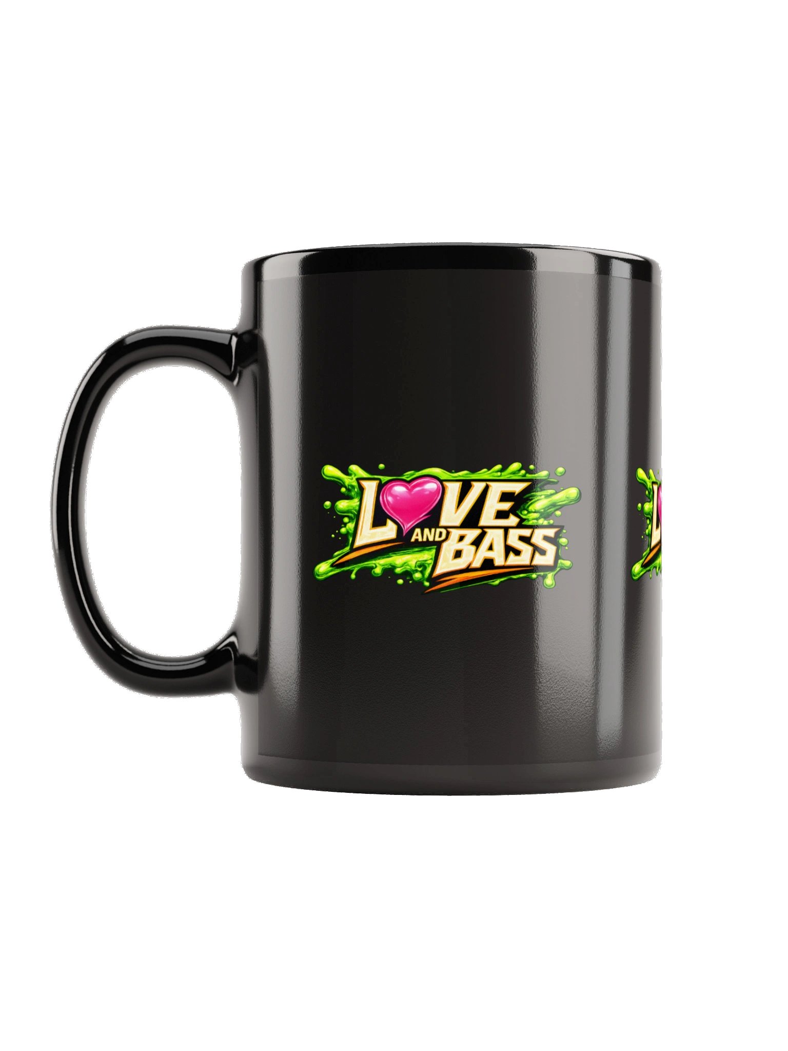 Love and Bass MUG - Splash - Black product image (2)