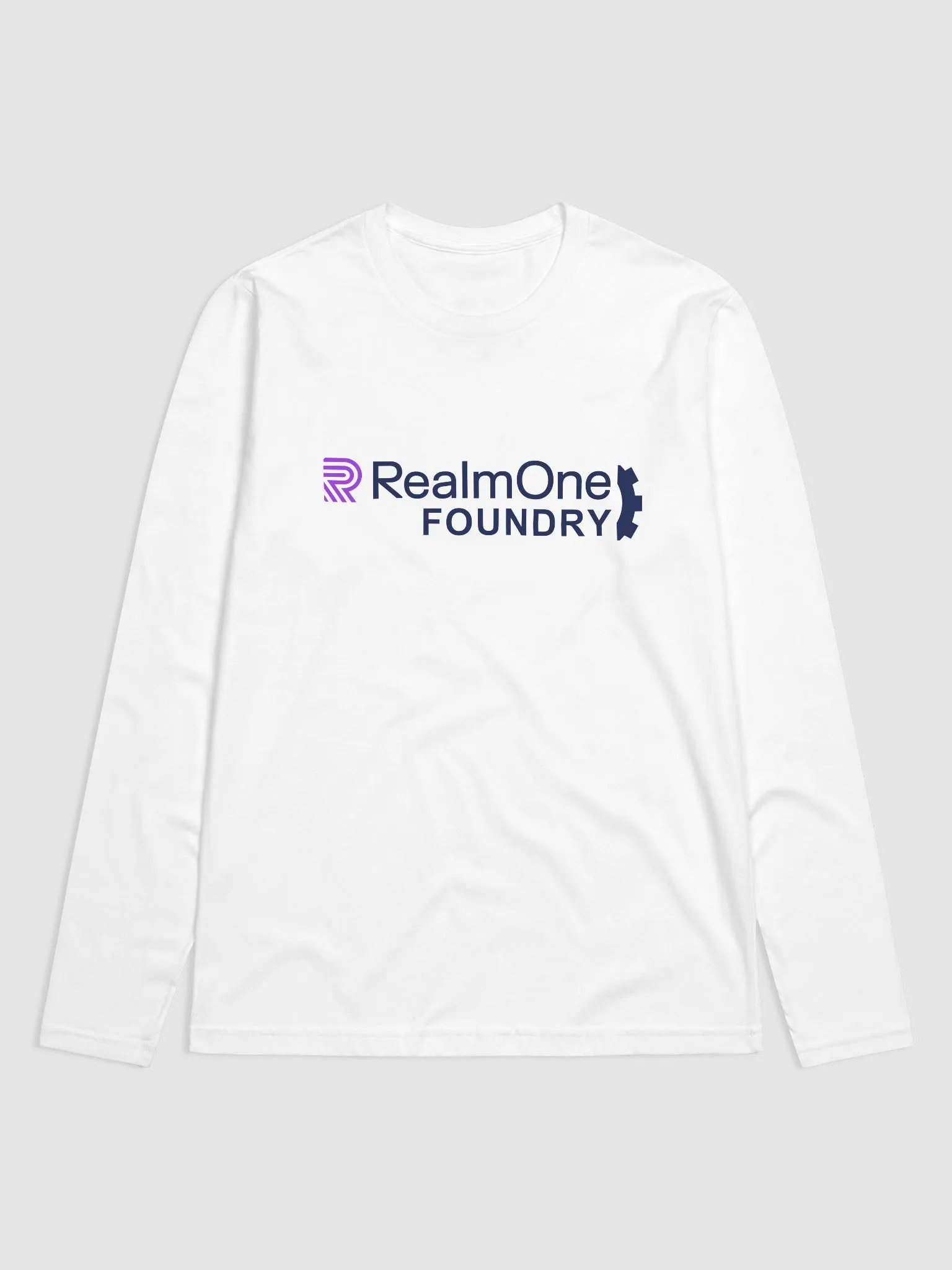 RO Next Level Unisex Foundry Innovative Long Sleeve Tee [White] product image (1)