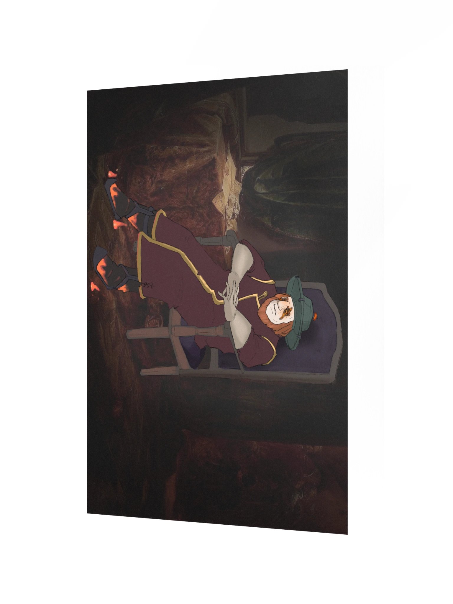 Sad Chinese Christmas Clown Poster product image (2)
