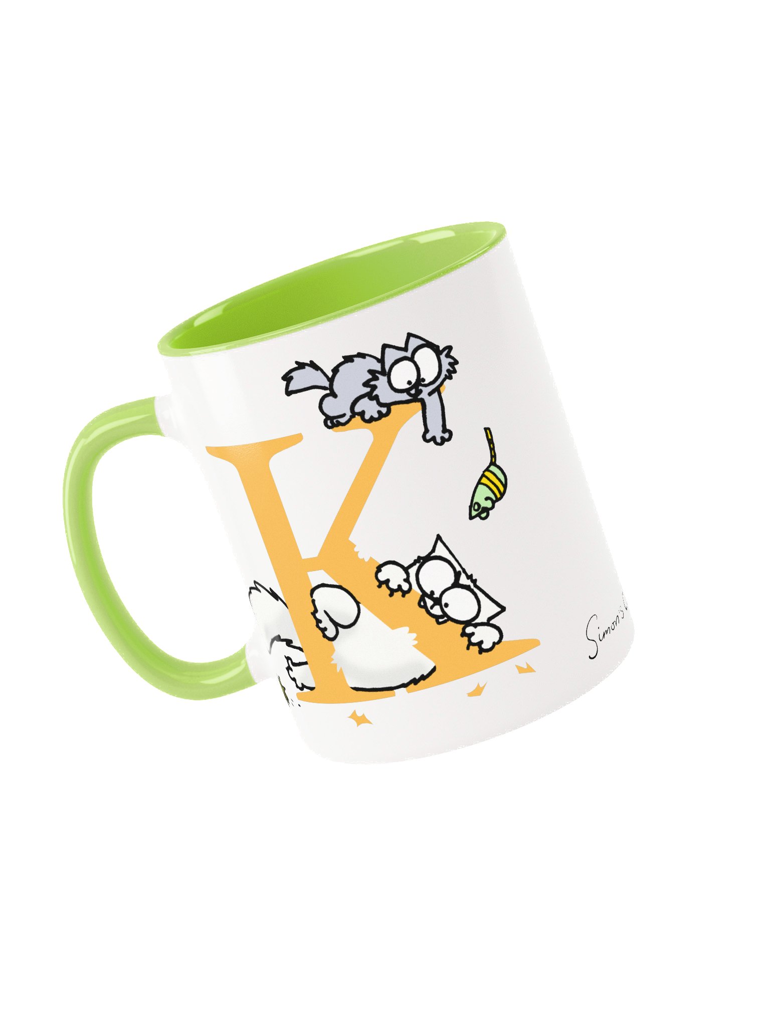 Cat Monogram Mug - K product image (3)