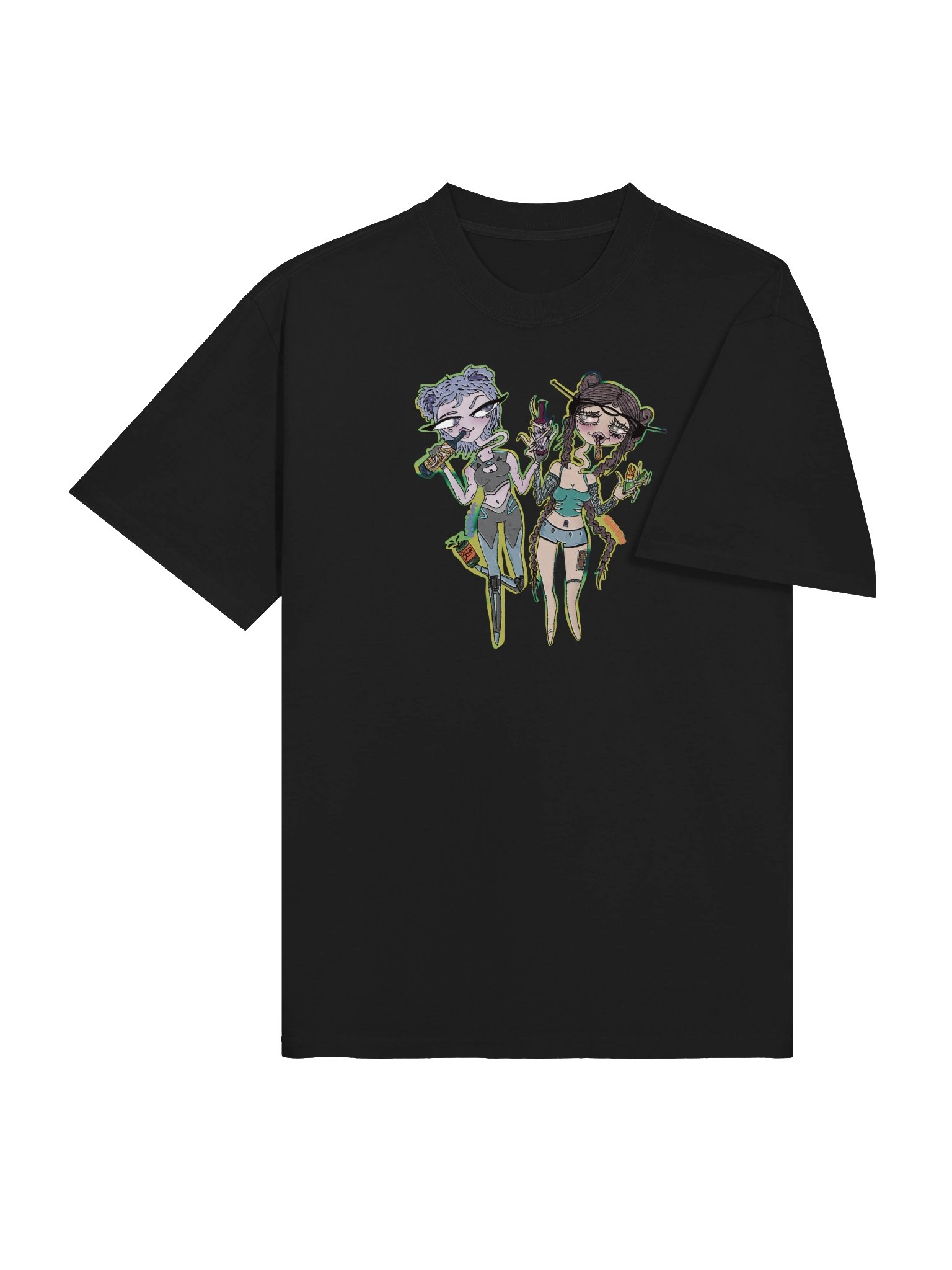 BEARBOT X SAHPHIE ● Oversized Faded Tee product image (4)