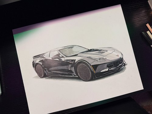 Just the wheels left. Can you guess what kind of wheels are going on this? 

#corvette #corvettez06 #z06 #c7z06 #corvettelife...