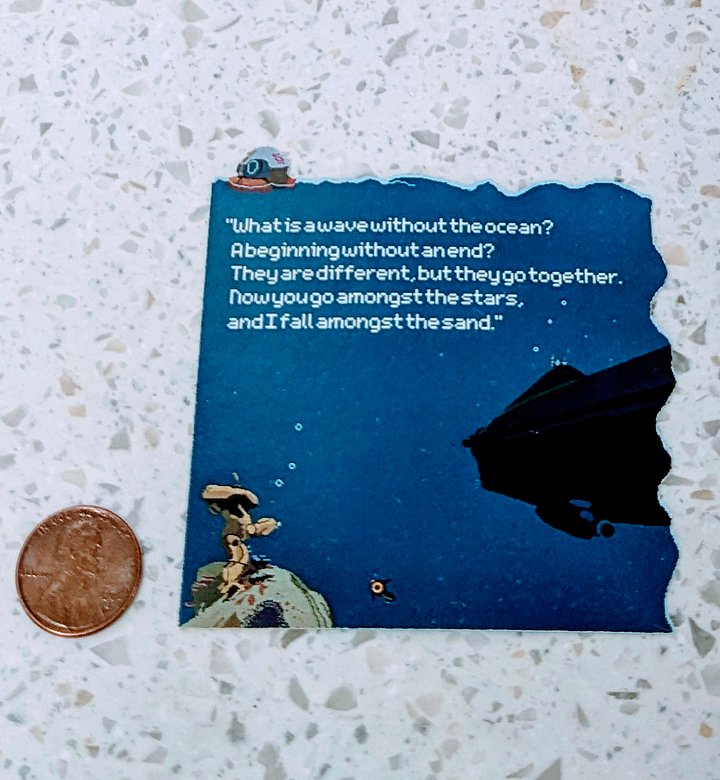 Subnautica - Matte PIxel Art Sticker product image (1)