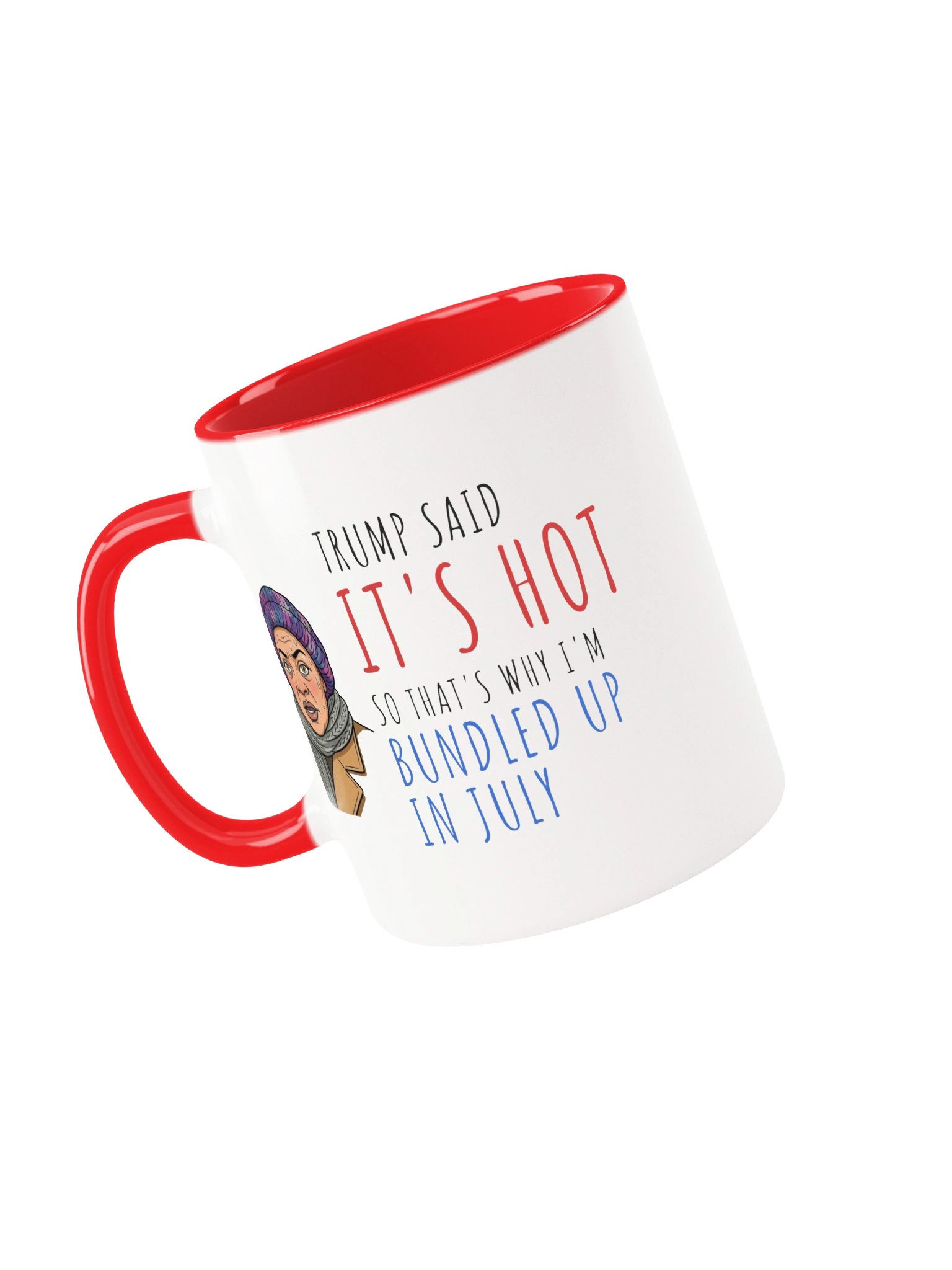 The Weather Girl Mug - Red Handle product image (6)
