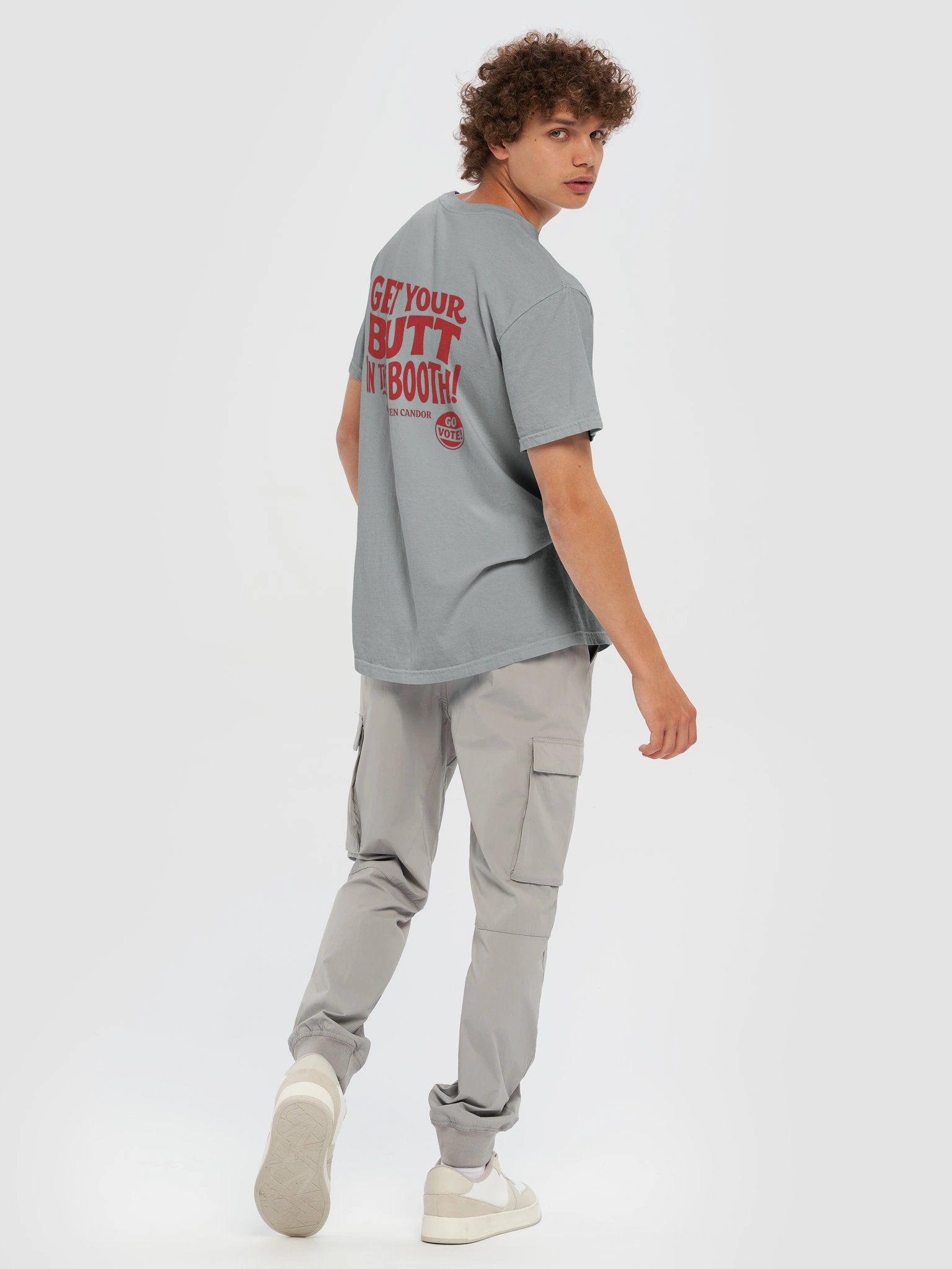 Brazen Candor – Get Your Butt in the Booth! T-Shirt - Vote Red product image (8)