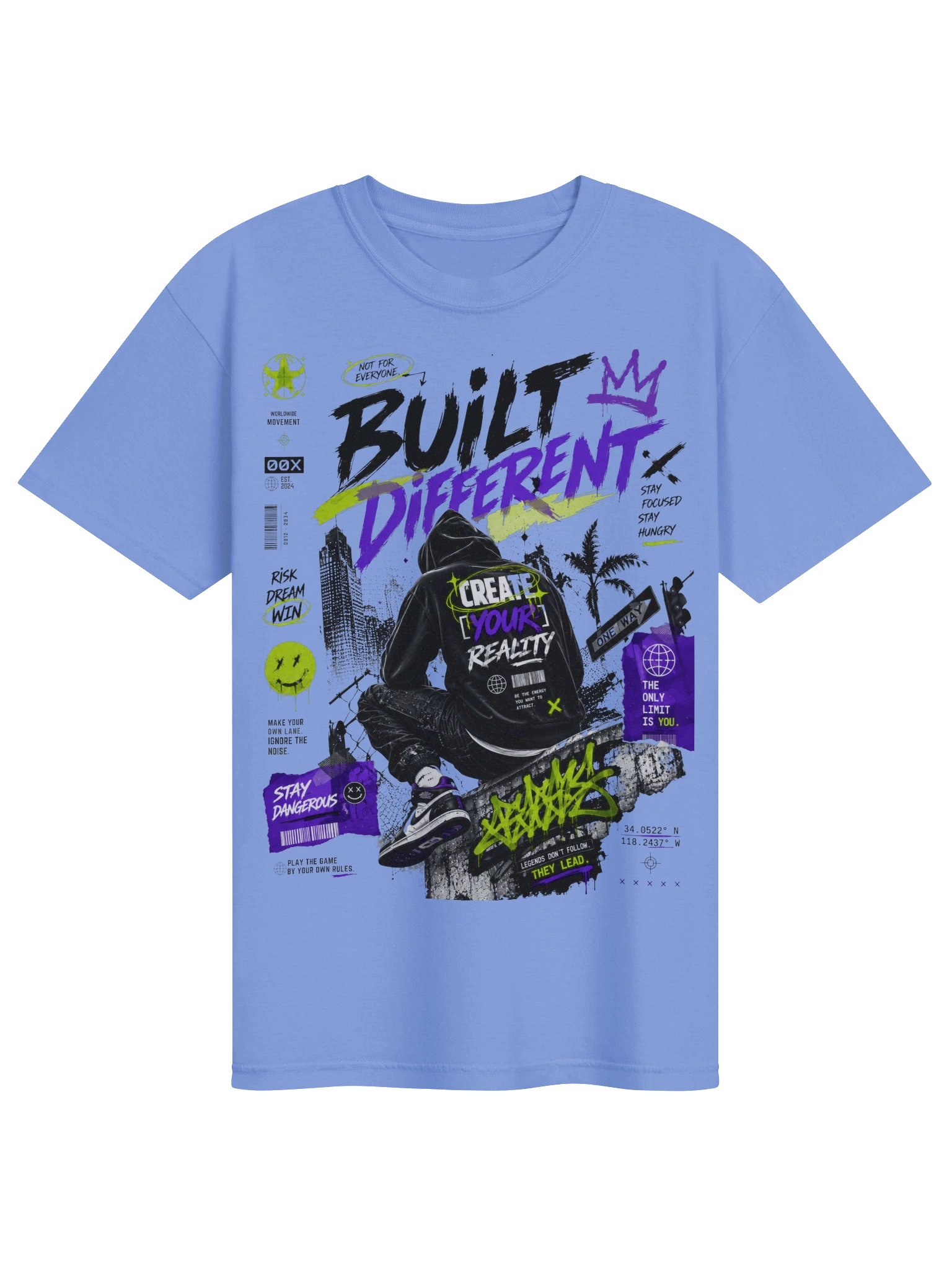 Built different Streetwear Tee product image (2)