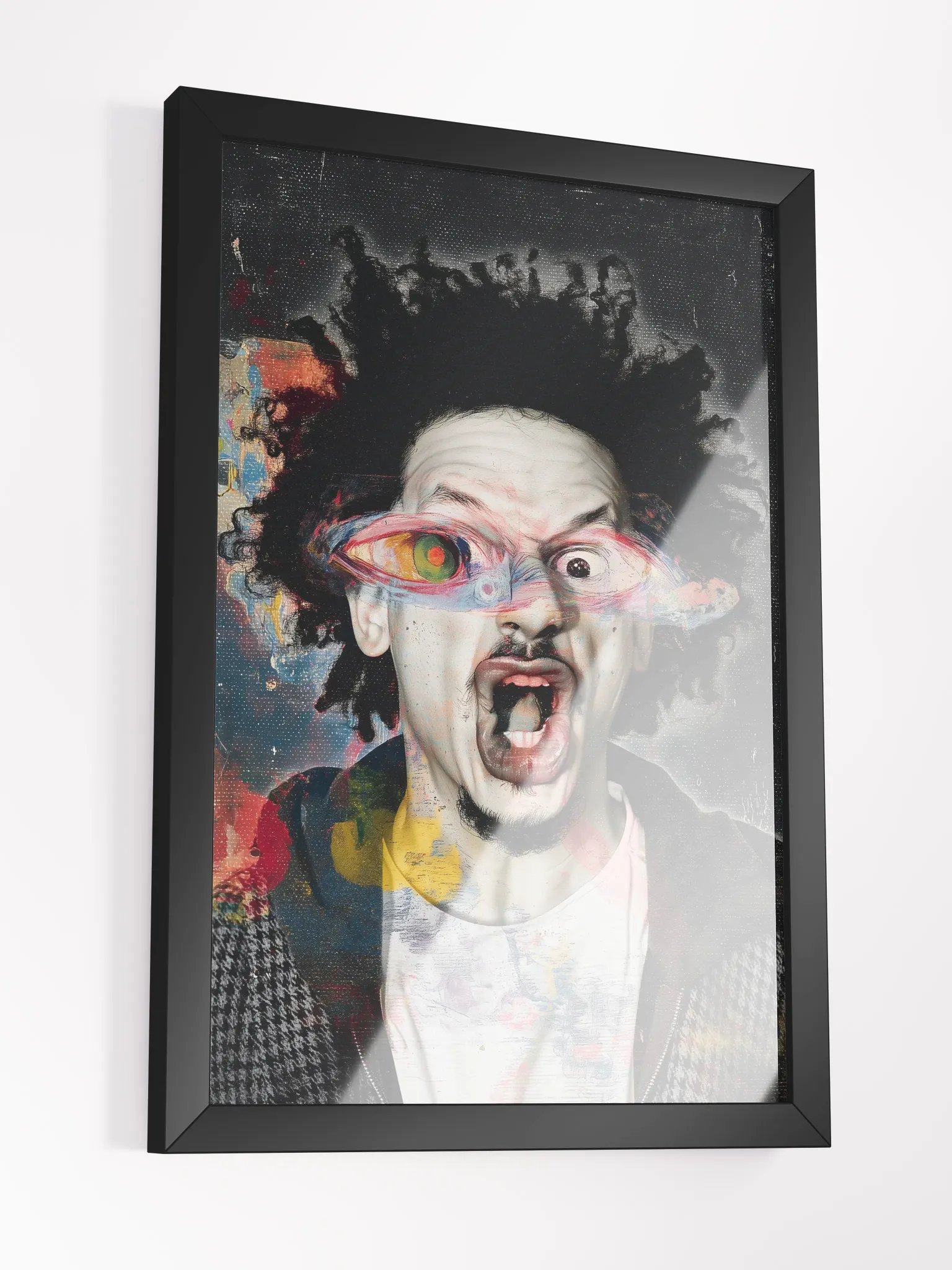 Surreal Eric Andre Eco-Friendly Ayous Wood Framed Matte Poster product image (5)