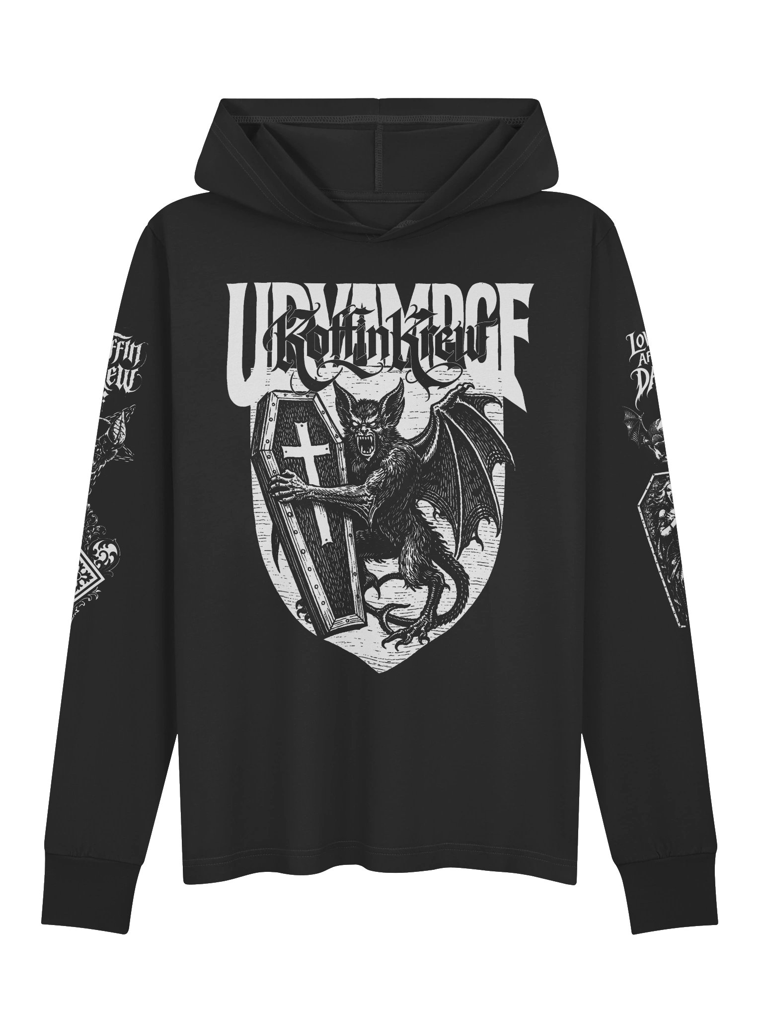 Love Me After Dark Hooded Long Sleeve Tee product image (1)