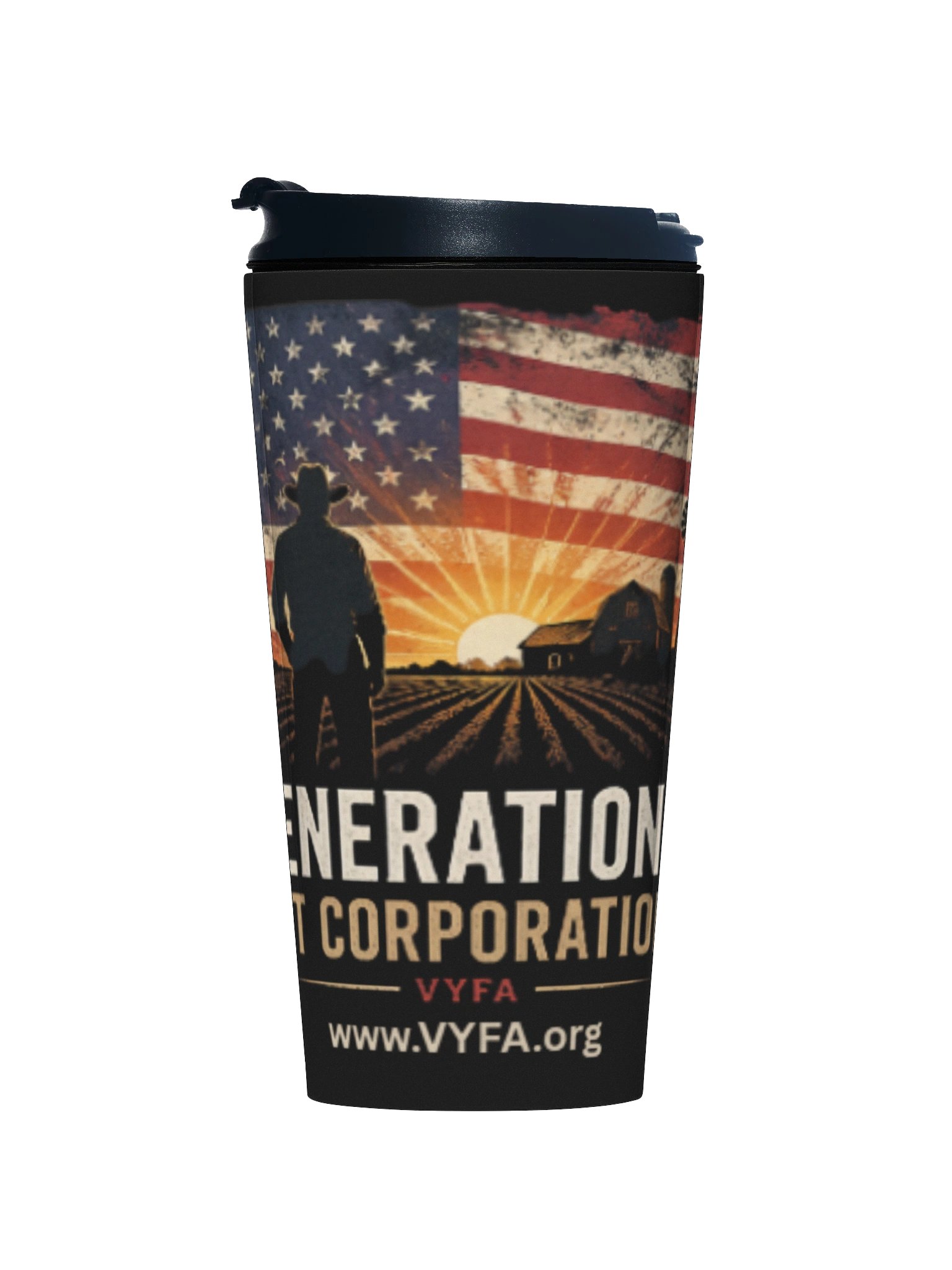 Generations Not Corporations Travel Mug product image (1)
