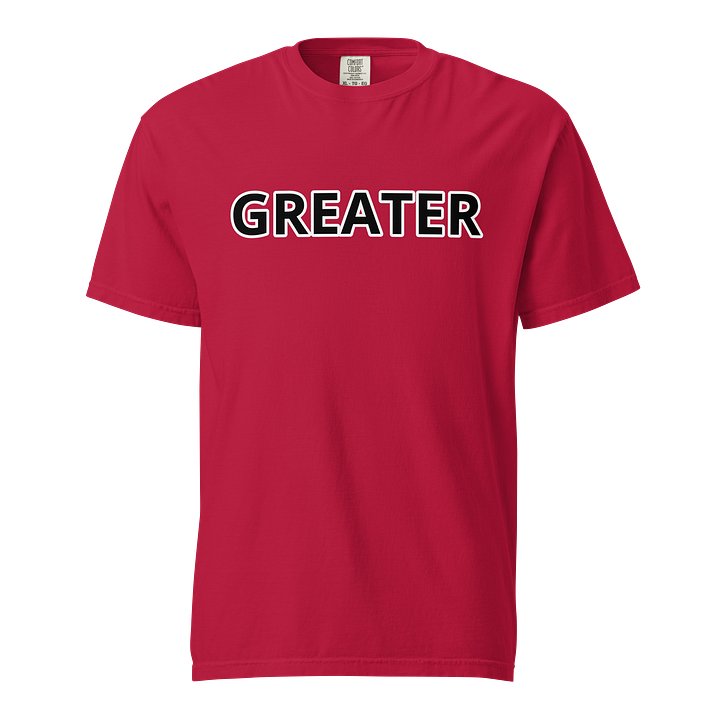Greater short sleeve Red T-Shirt product image (1)