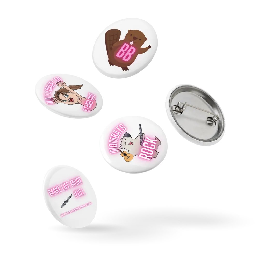 Flutifull Emoji Pin Button Set product image (14)