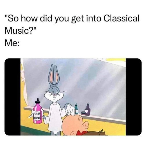 Nothing like some Looney Tunes to get some culture in you 🤣