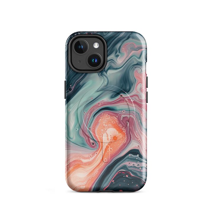 Marbled Magic Tough Magnetic MagSafe® iPhone® 14, 15, 16, 17, Pro, Pro Max, Plus Cases. product image (2)
