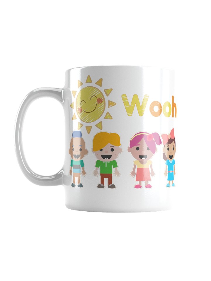 Sunshine Woohoo Storytime Kids White Glossy Mug product image (1)