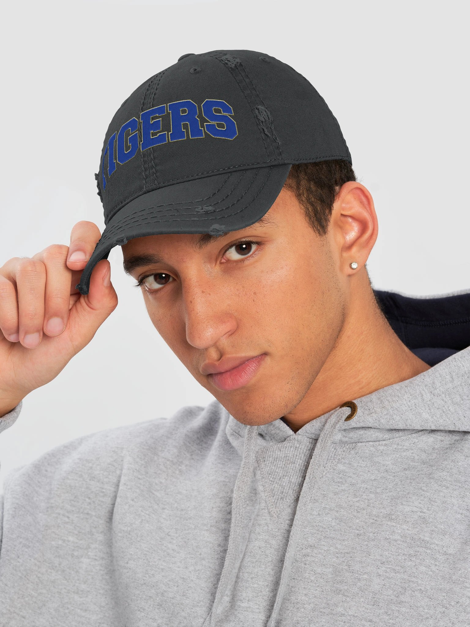 Tigers Distressed Collegiate Hat product image (18)