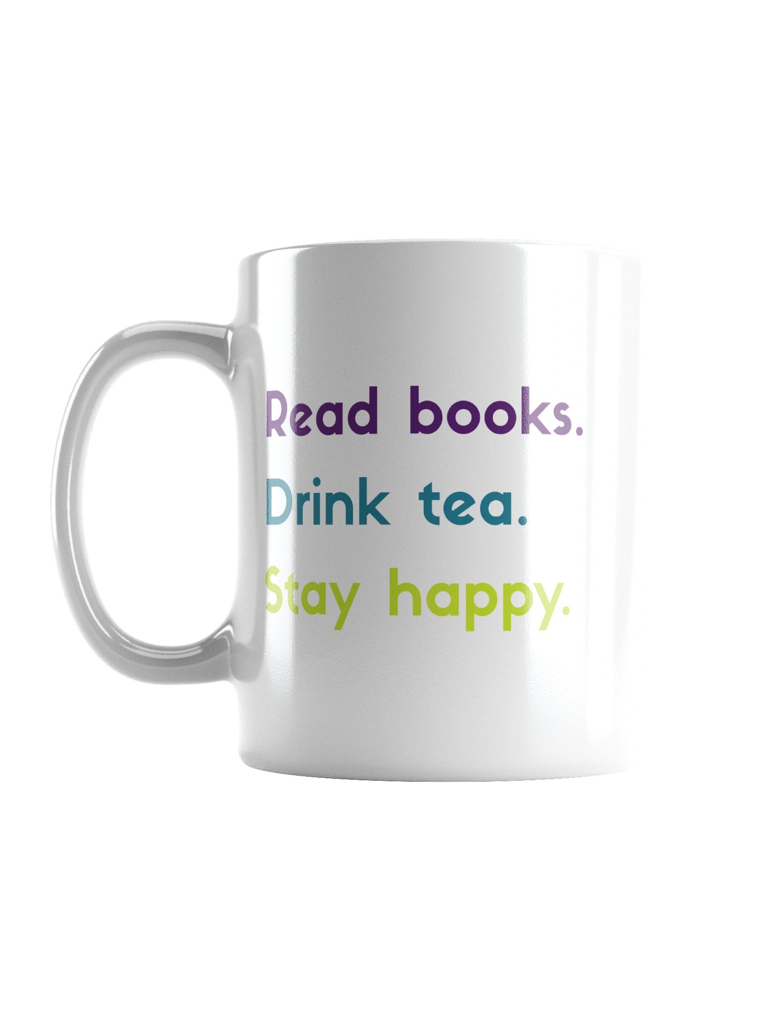 Happy Reader's Tea Mug (White) product image (2)