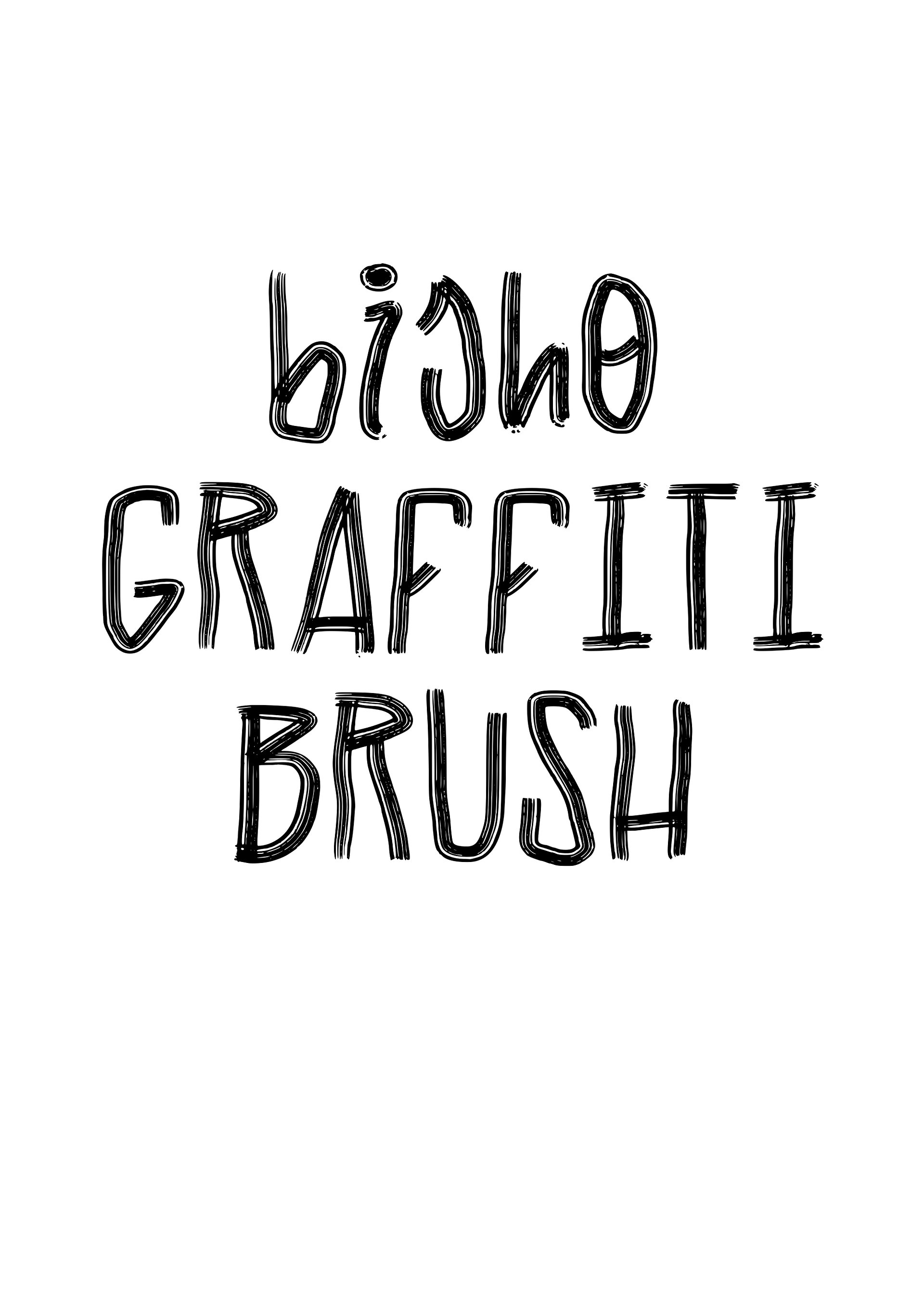 GRAFFITI FONTS BRUSH product image (1)