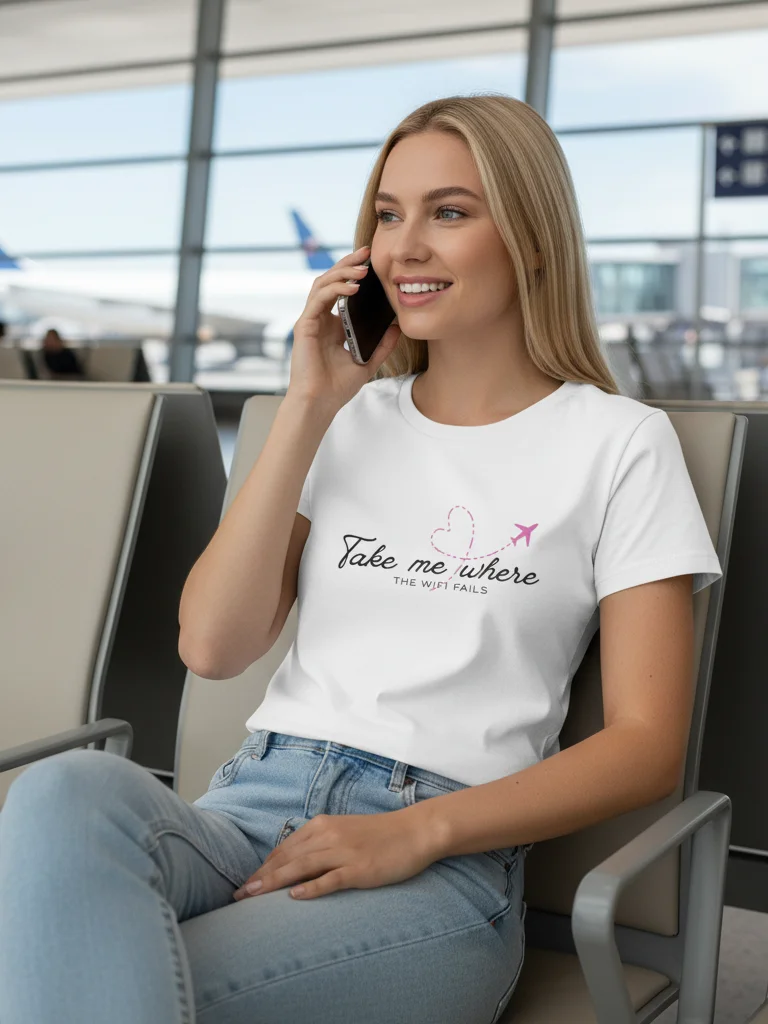 Take Me Where the WiFi Fails Tee product image (1)