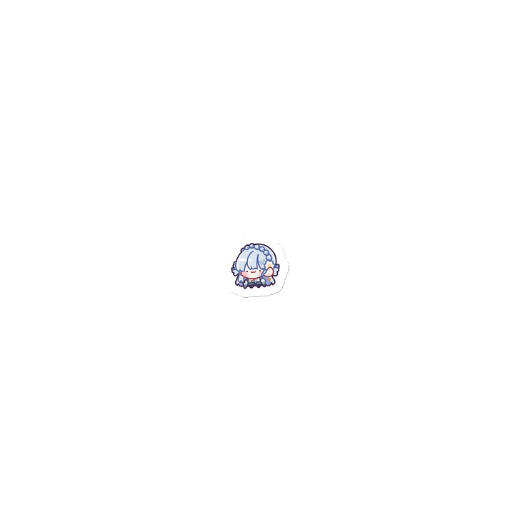 Chibi Blue Die-Cut Magnet product image (1)
