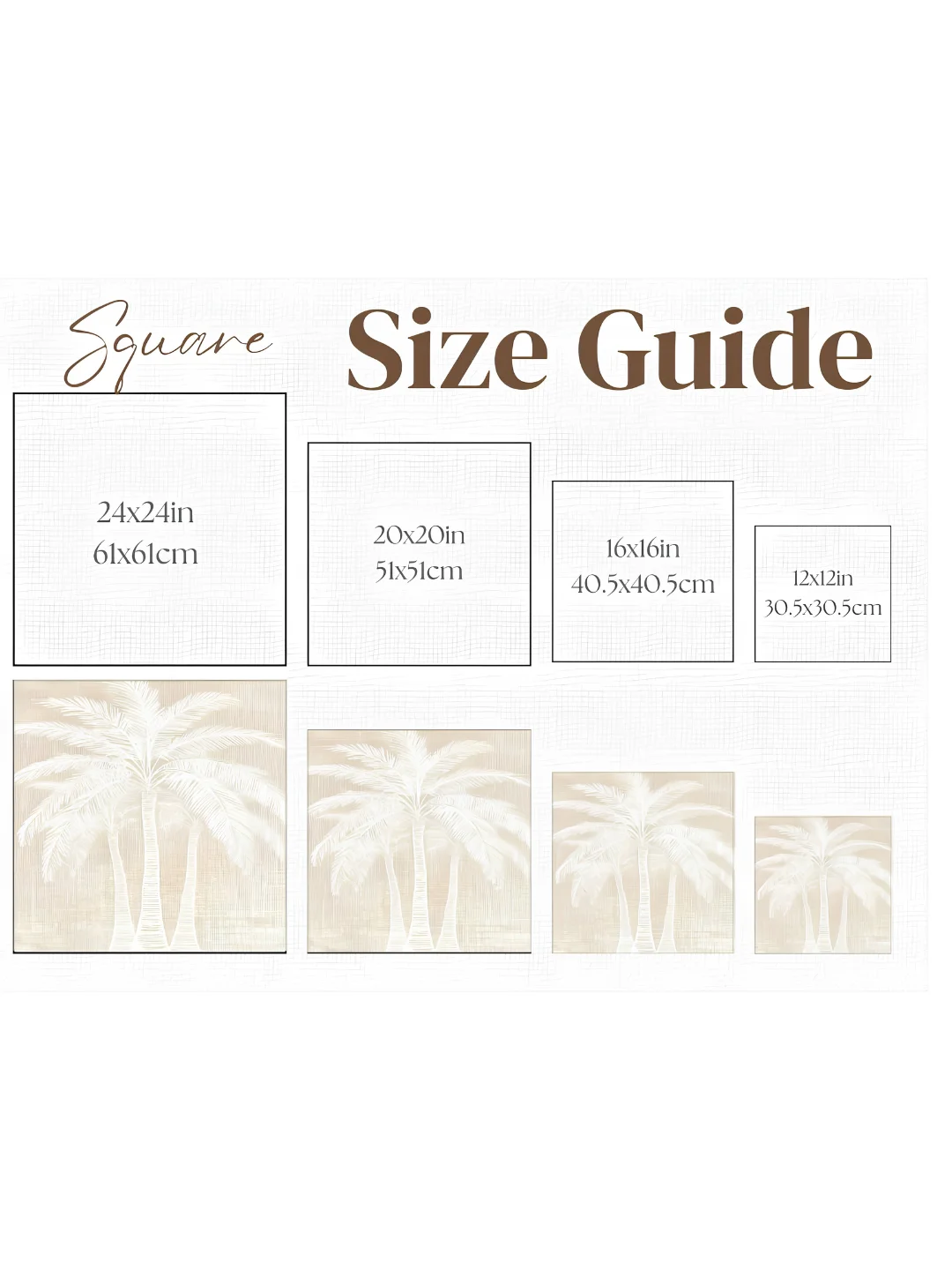 Palm Tree Abstract PRINTABLE Wall Art, Beach Coastal Tropical Boho Neutral Poster product image (3)