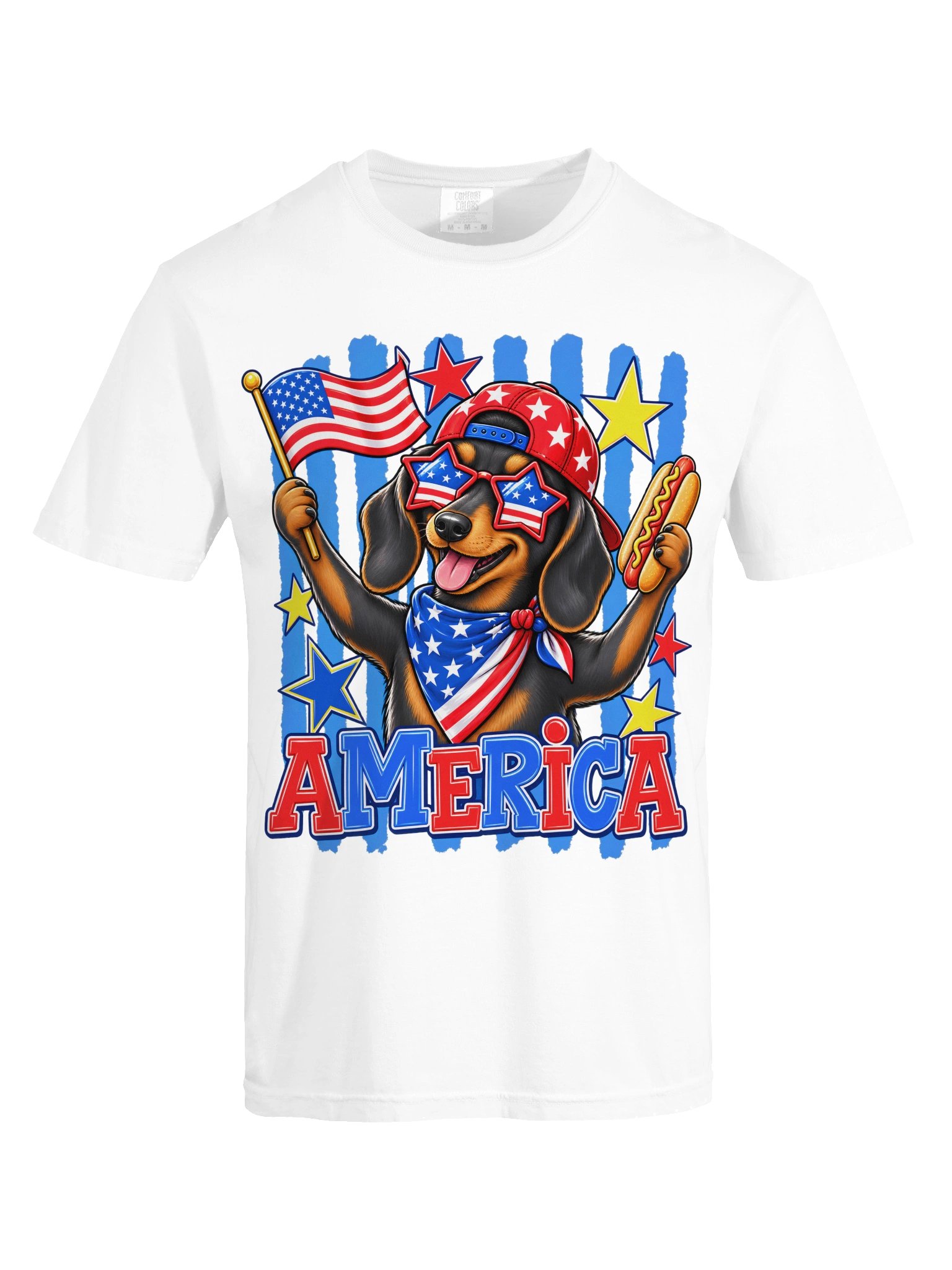 Stars Stripes & Dachshunds Tee product image (5)