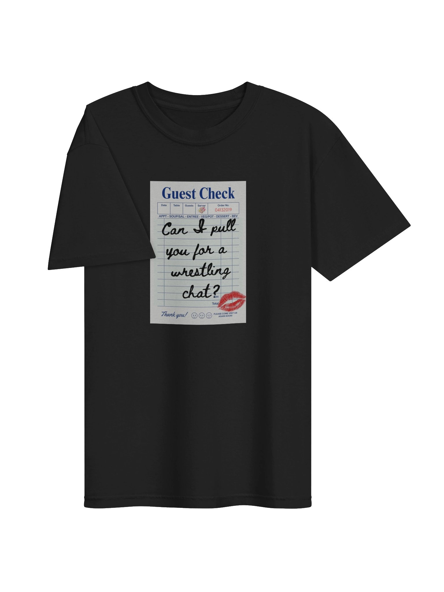 Can I Pull You For A Wrestling Chat? Short Sleeved T-Shirt product image (3)