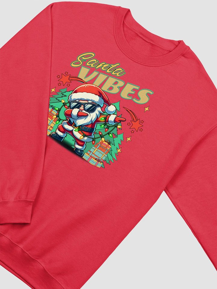 Santa Vibes Dabbing Crewneck Sweatshirt product image (16)