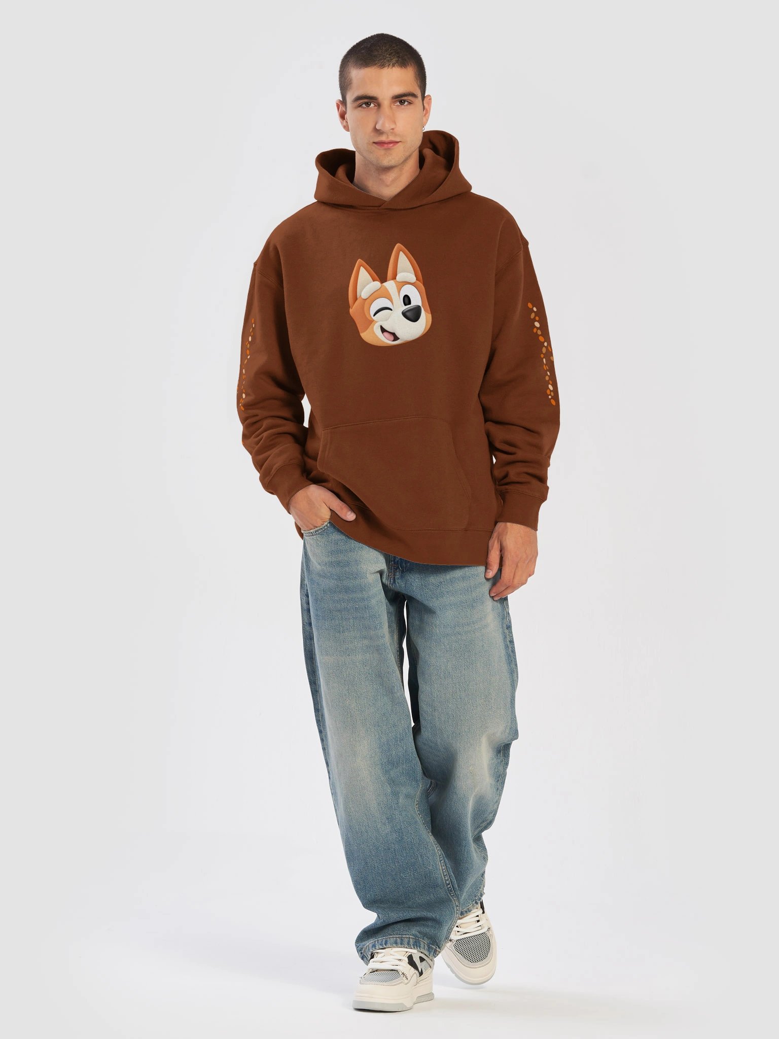 Orange Puppy - Premium Relaxed Hoodie product image (5)