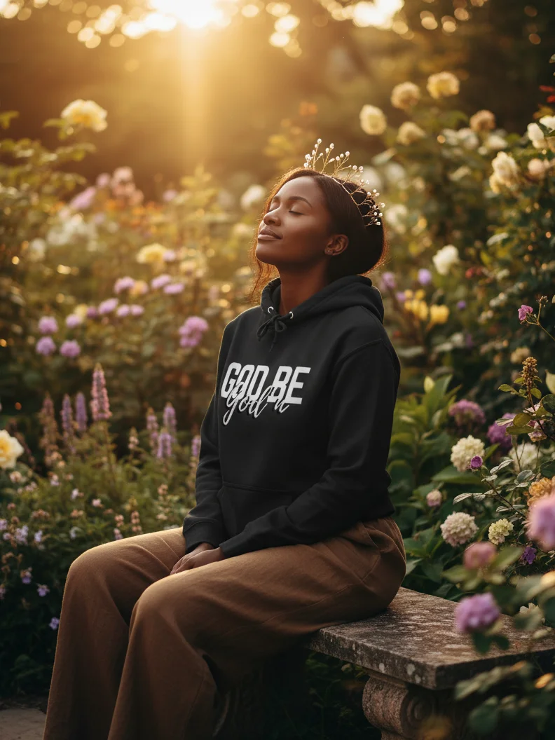 God Be God'n Hoodie (White Design) product image (1)