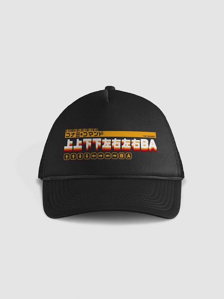 Konami Code Trucker Hat (light on dark) product image (1)