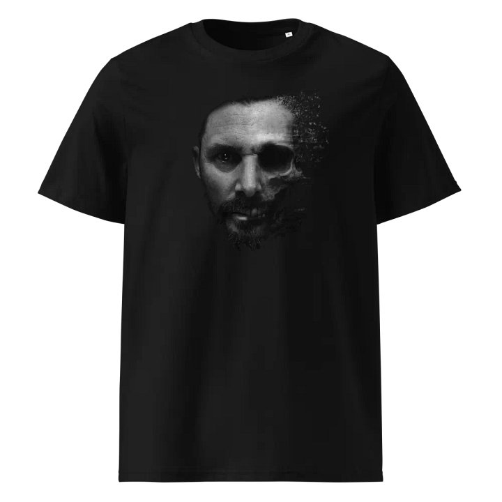 Caspersight Skull Face Ethereal Duality Organic Tee product image (1)