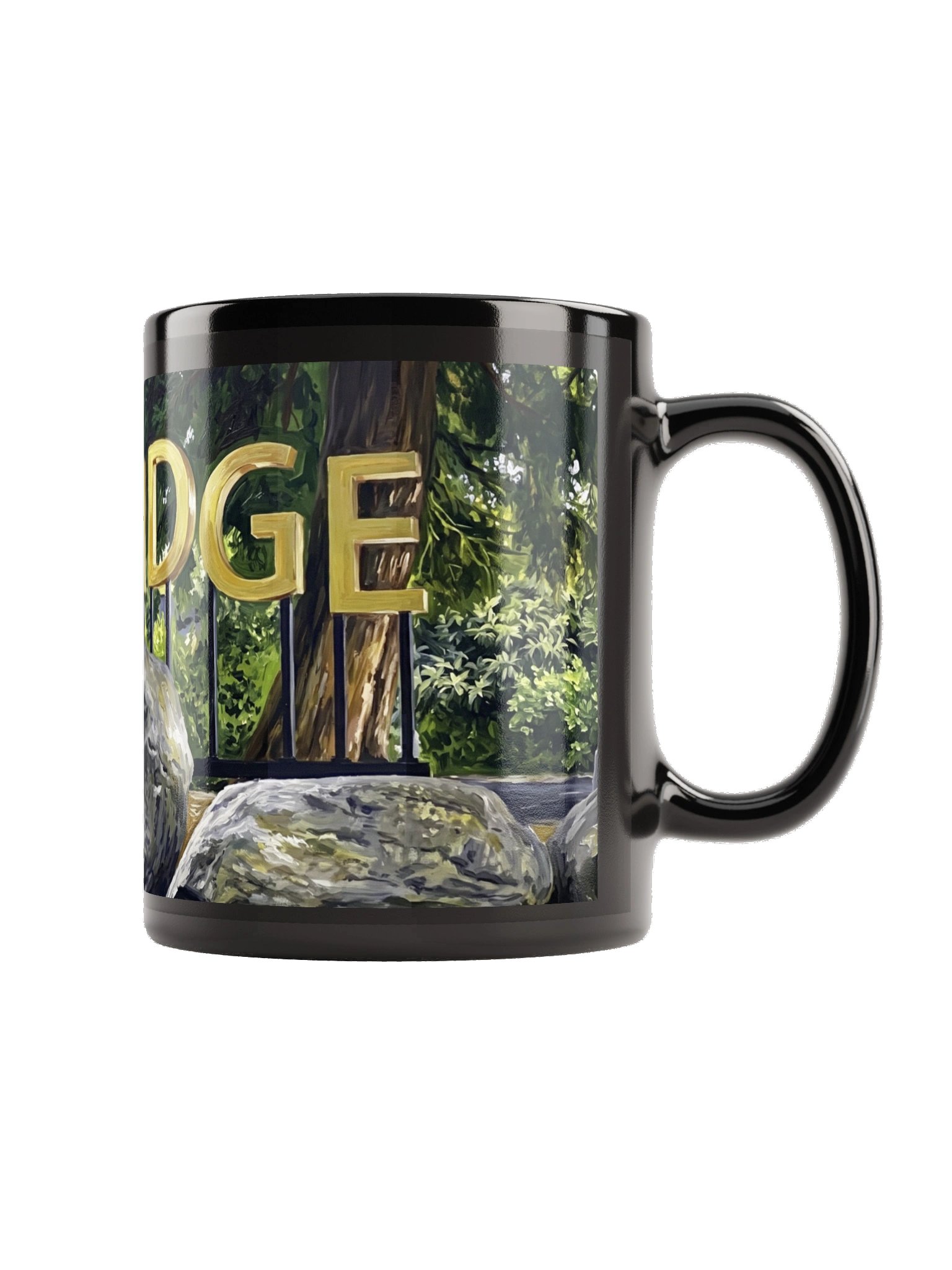 Rockridge Gold Sign Black Mug product image (5)