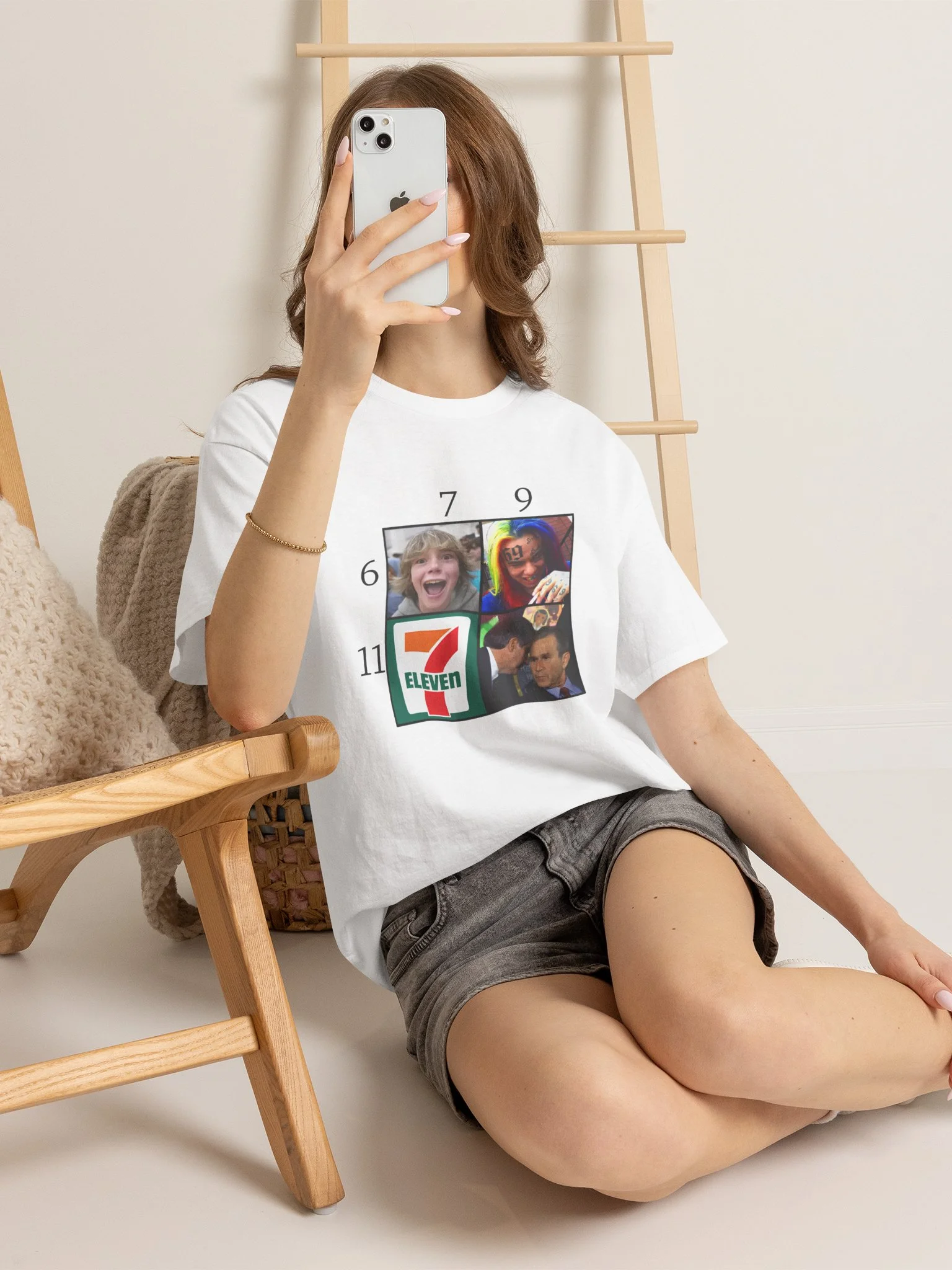 67911 6ix9ine George W Bush Shirt product image (156)